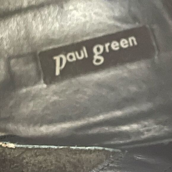 Paul Green Newbury black Suede Chelsea black platform combat Boots. US 9 - Picture 8 of 11